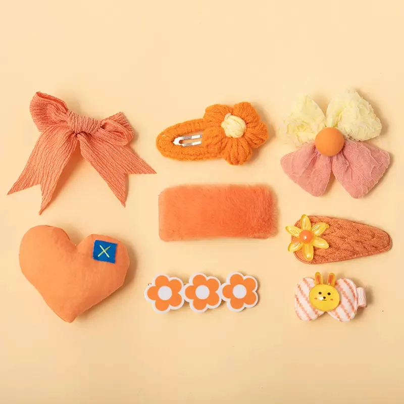 ARPOLINE Hair Clips Women's Orange-1