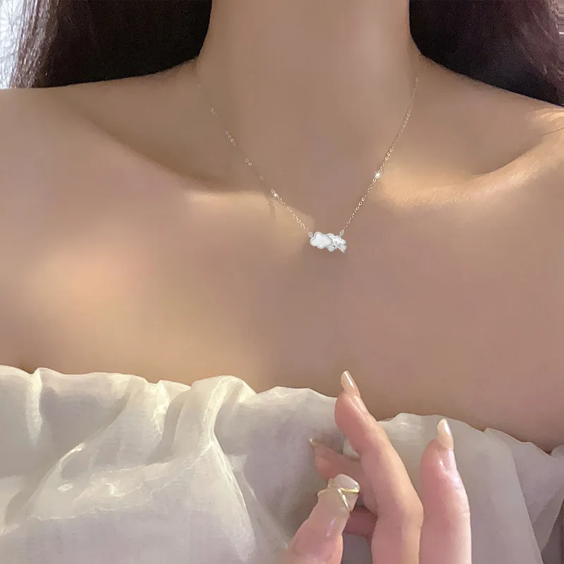Fan Xing As Season 999 Fine Silver Necklaces Women's-4