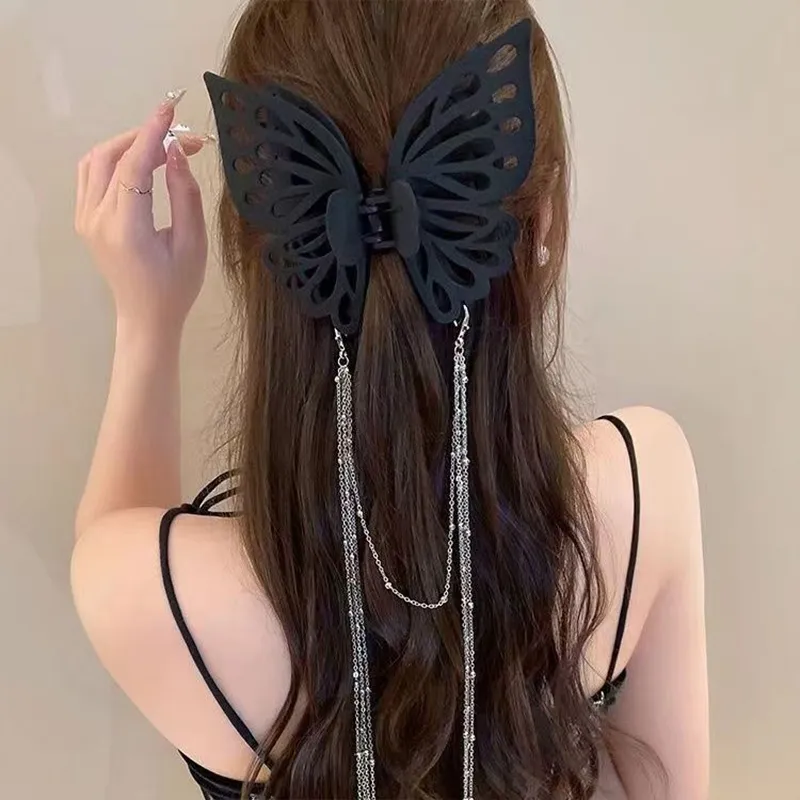 ARPOLINE Resin Hair Clips Women's Black-1