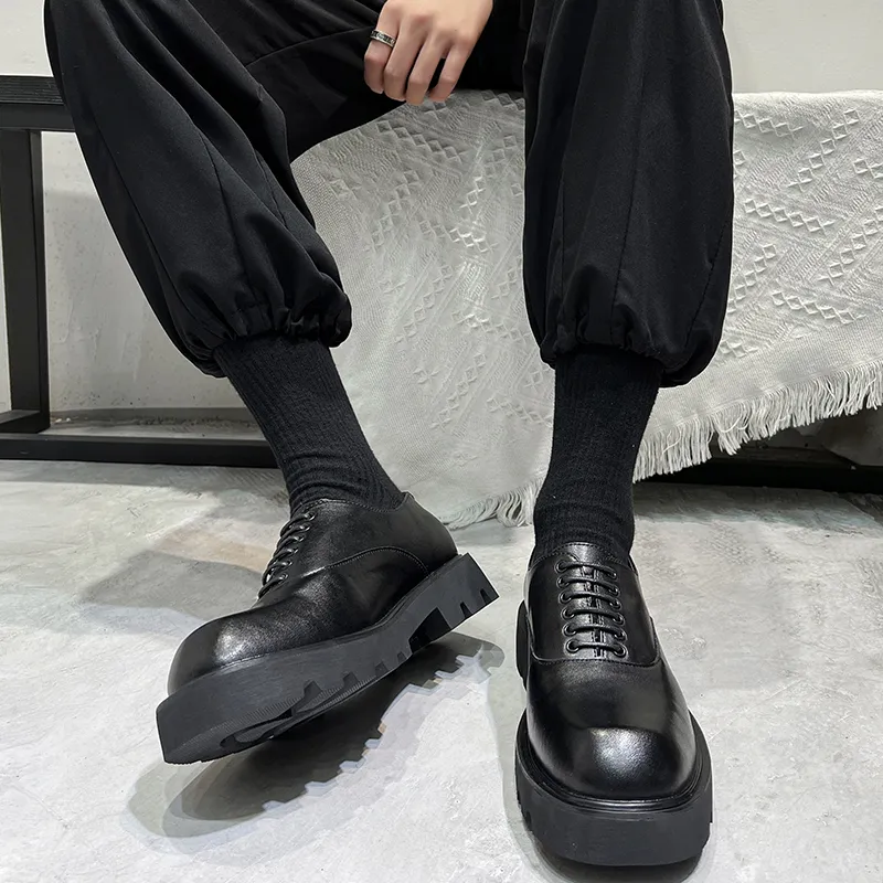 Beidouniao Men's Casual Shoes Men Low Top Black-9
