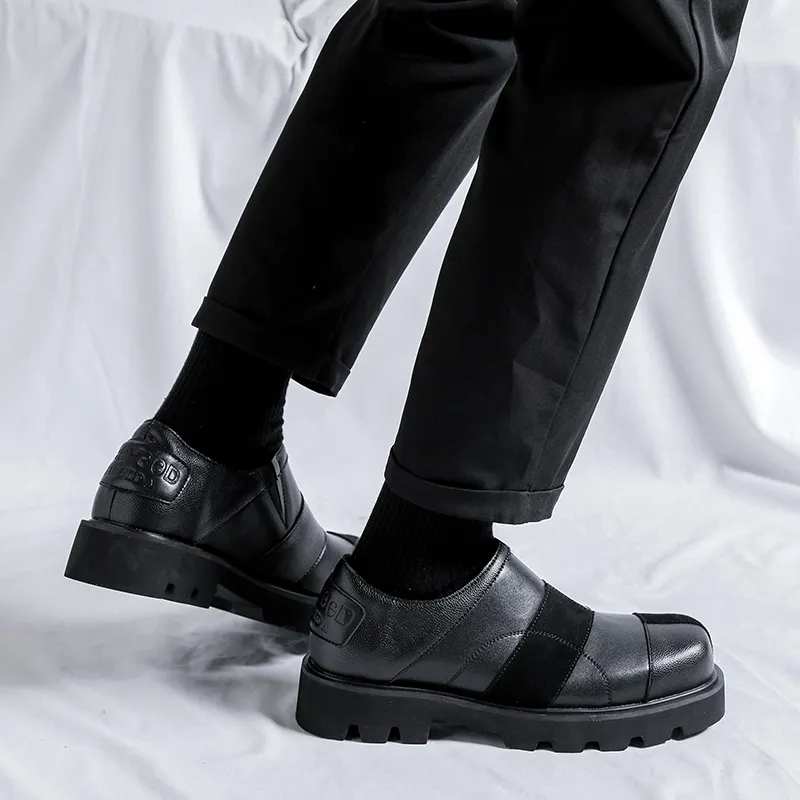 Beidouniao Casual Shoes Men's Black-8