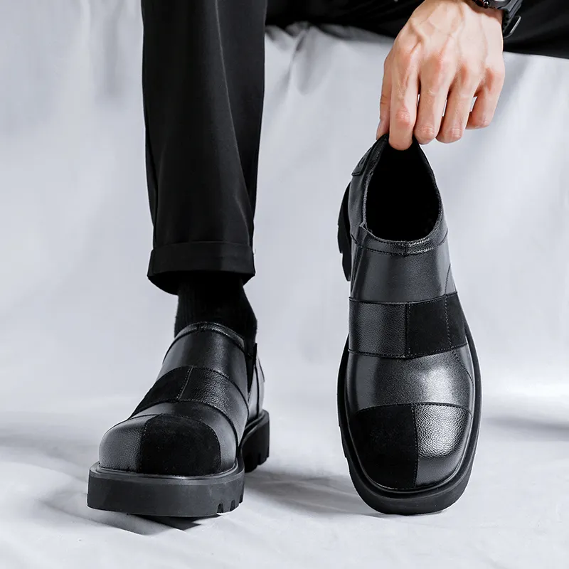 Beidouniao Casual Shoes Men's Black-11