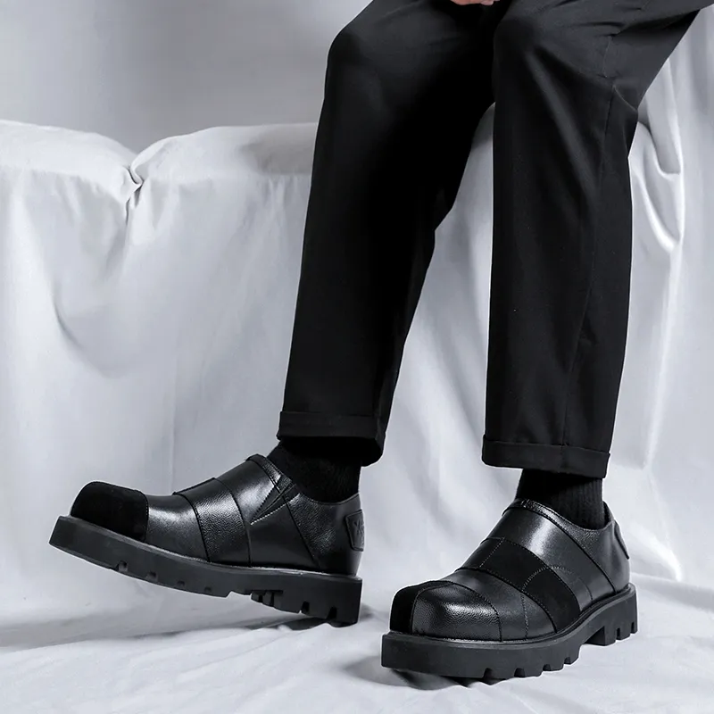 Beidouniao Casual Shoes Men's Black-6