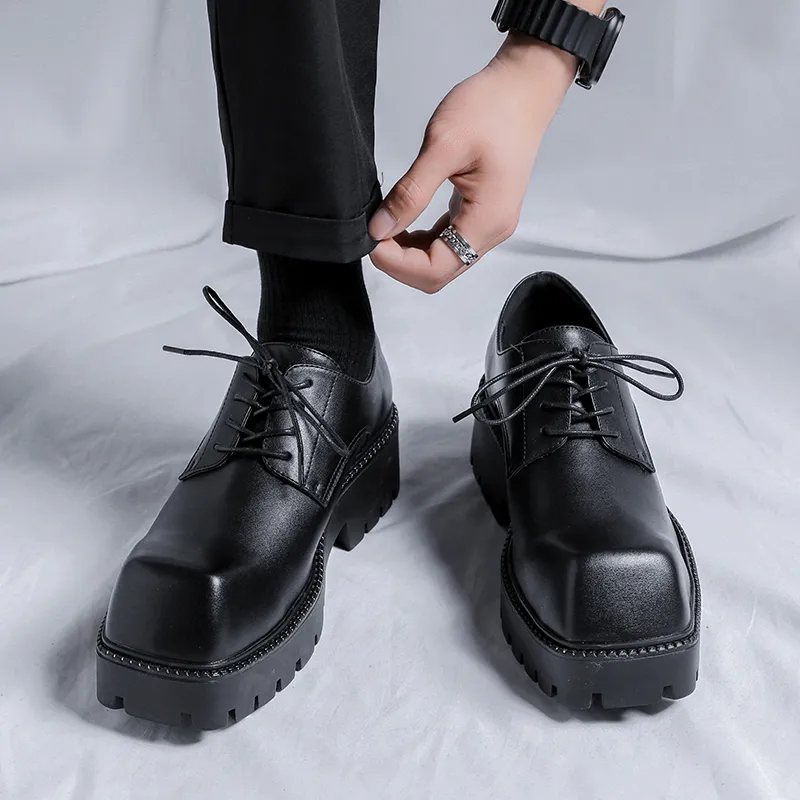 Beidouniao Dress Shoes Men's Black-11