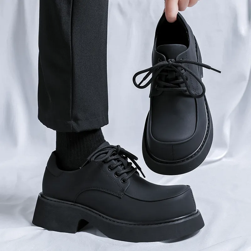 Beidouniao Men's Casual Shoes Men Low Top Black/White-8