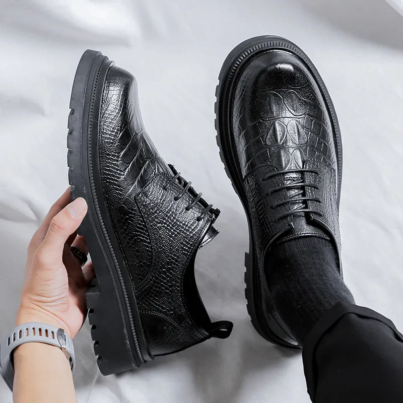 Beidouniao Men's Casual Shoes Men's Black-4