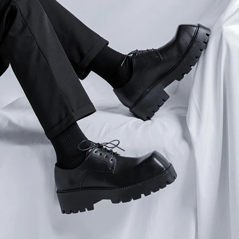 Beidouniao Dress Shoes Men's Black-9