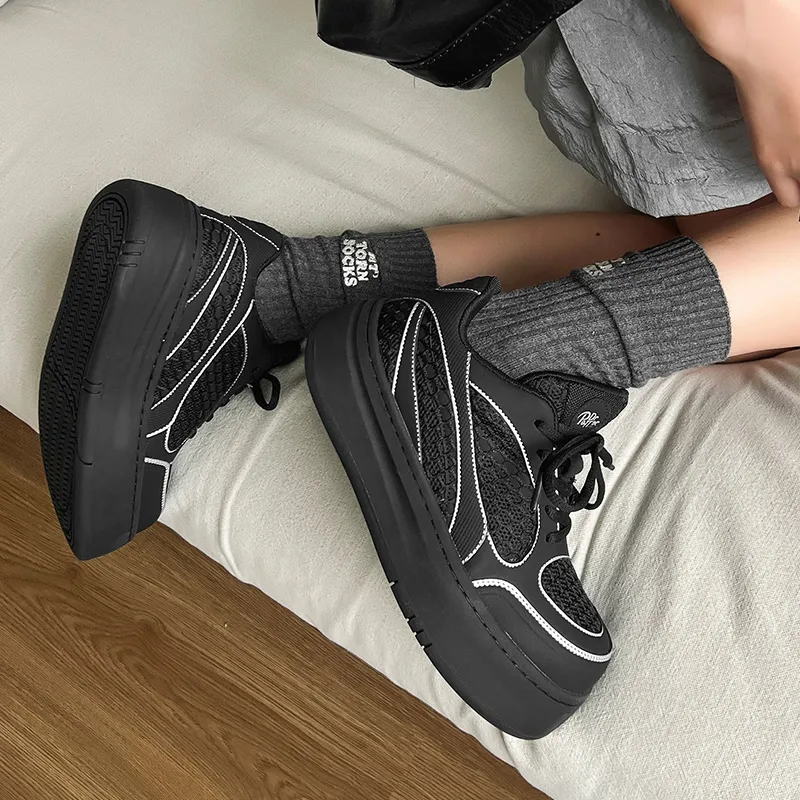 Beidouniao Casual Shoes Men's Black-14