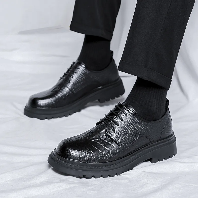 Beidouniao Men's Casual Shoes Men's Black-6