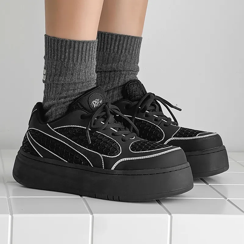 Beidouniao Casual Shoes Men's Black-13