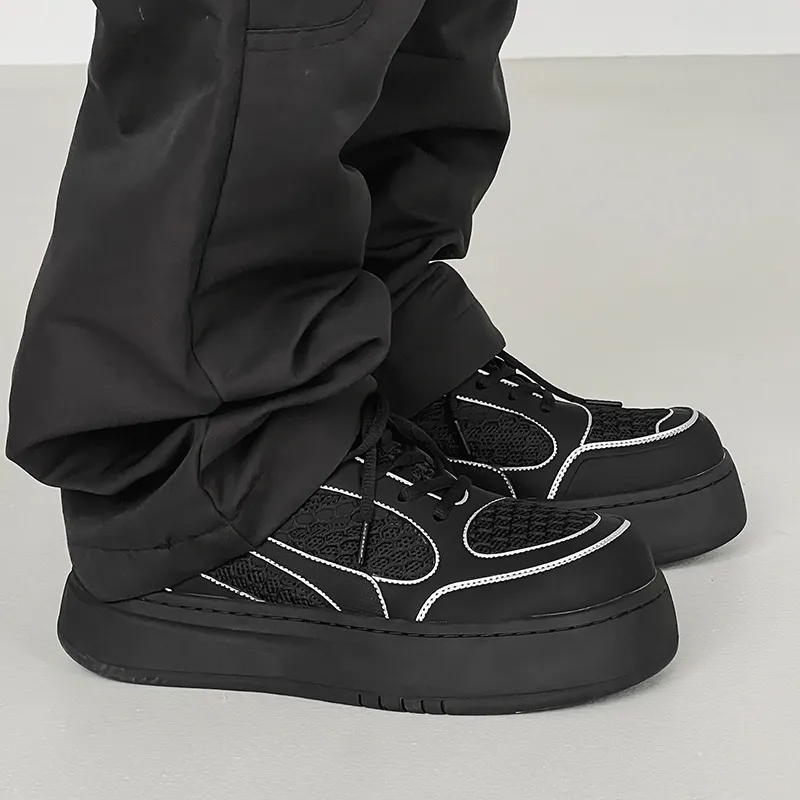 Beidouniao Casual Shoes Men's Black-5