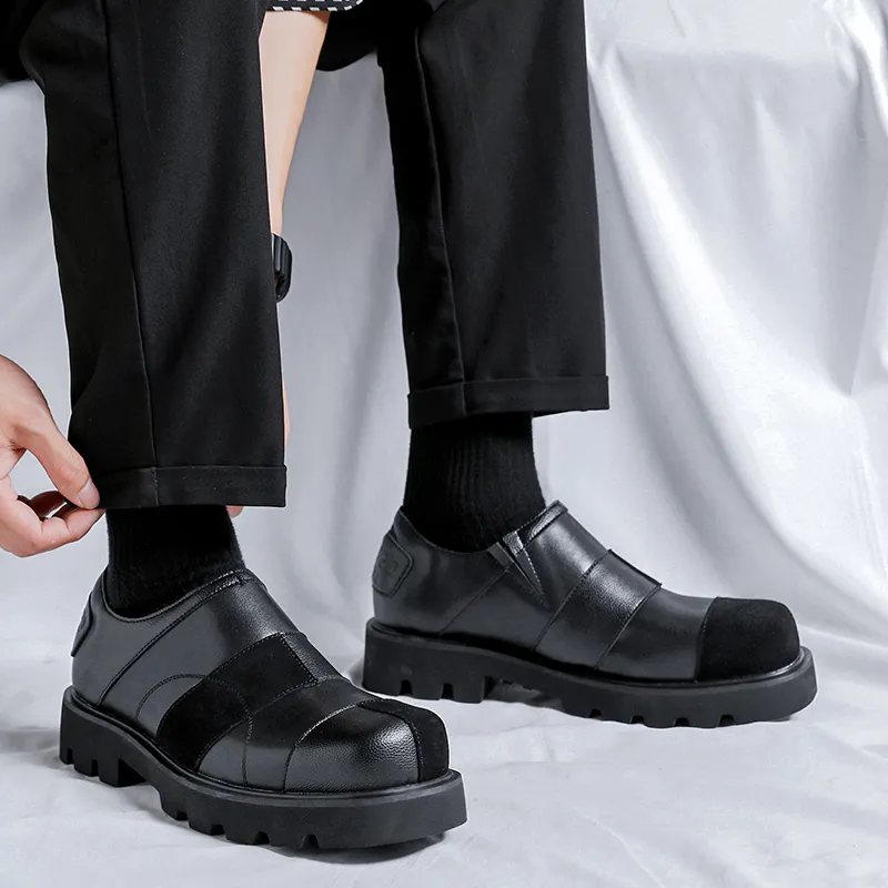 Beidouniao Casual Shoes Men's Black-12