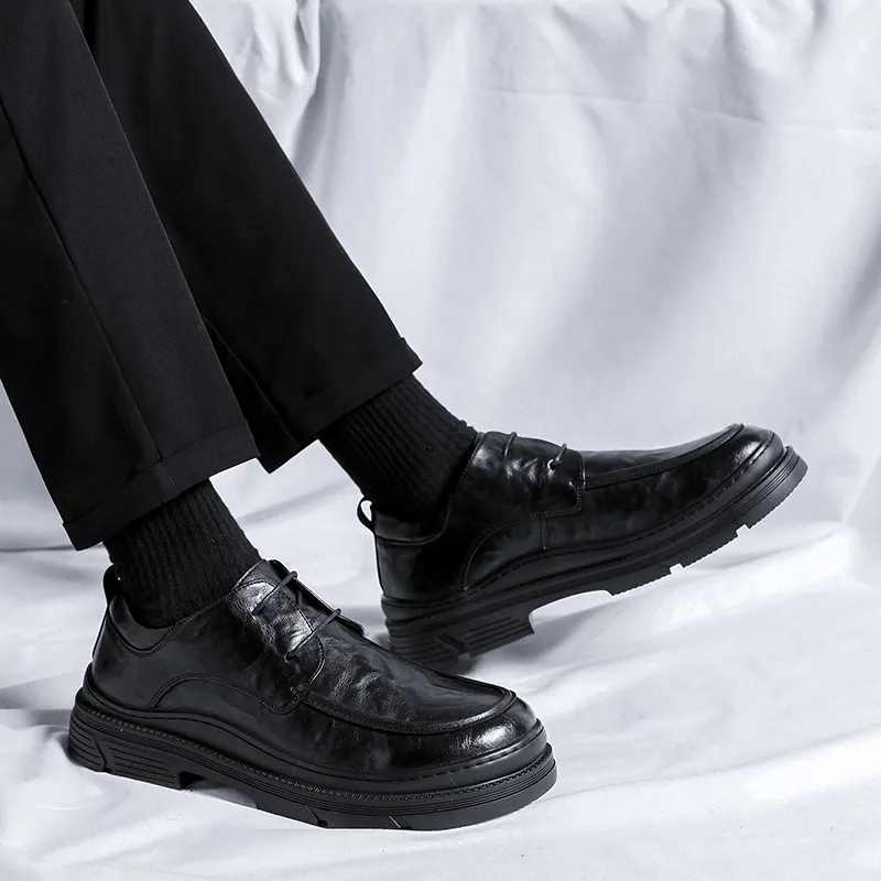 Beidouniao Casual Shoes Men's Black-4