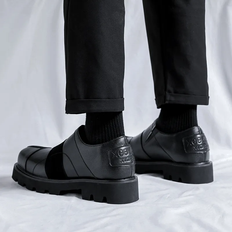 Beidouniao Casual Shoes Men's Black-7