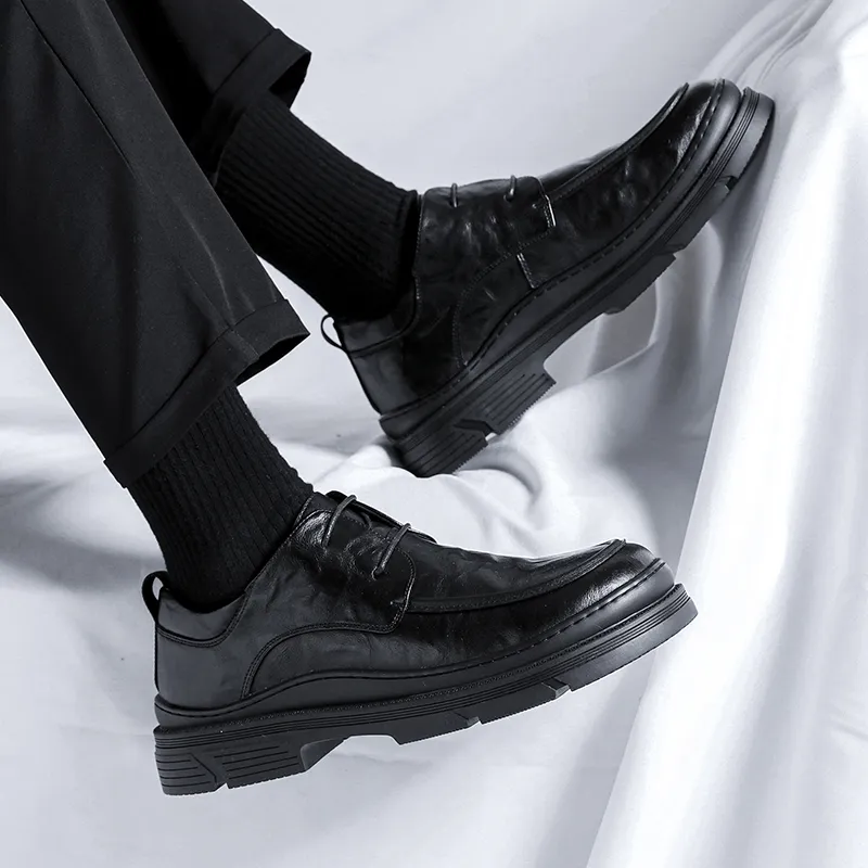Beidouniao Casual Shoes Men's Black-2