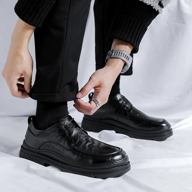 Beidouniao Casual Shoes Men's Black-3