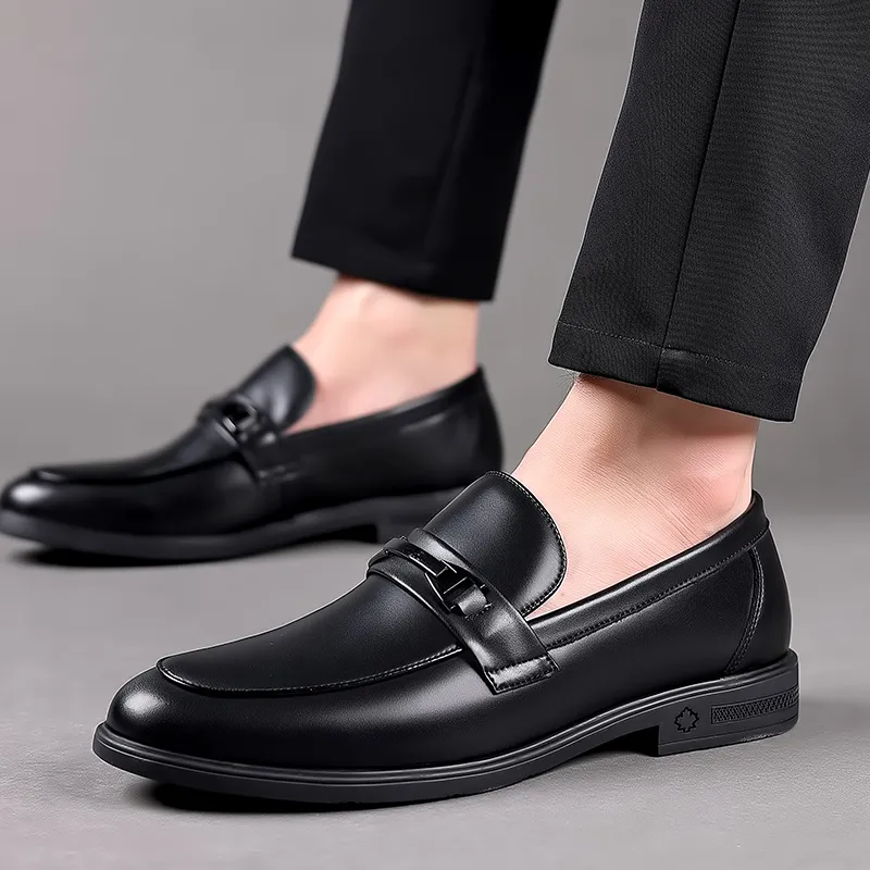 Beidouniao Dress Shoes Men's Black-5