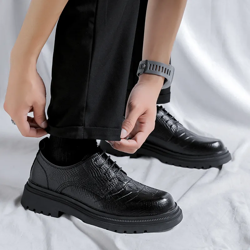 Beidouniao Men's Casual Shoes Men's Black-8