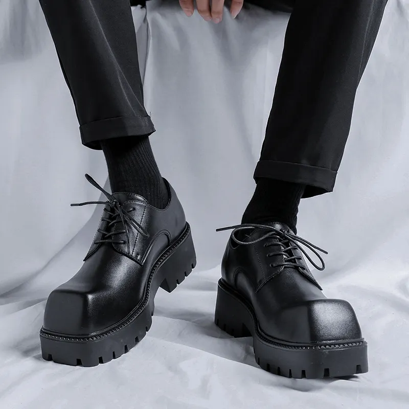 Beidouniao Dress Shoes Men's Black-10