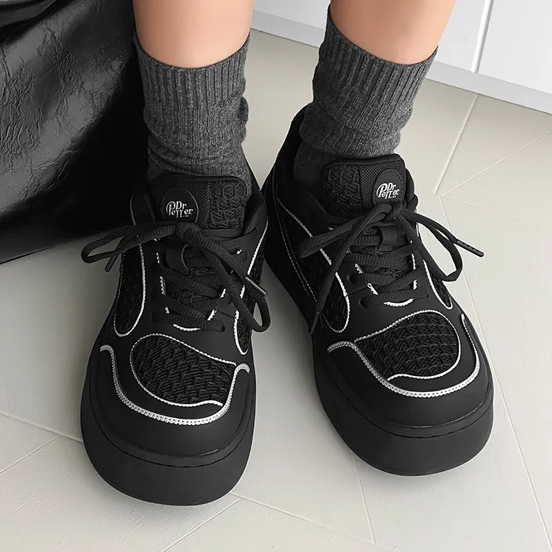 Beidouniao Casual Shoes Men's Black-11