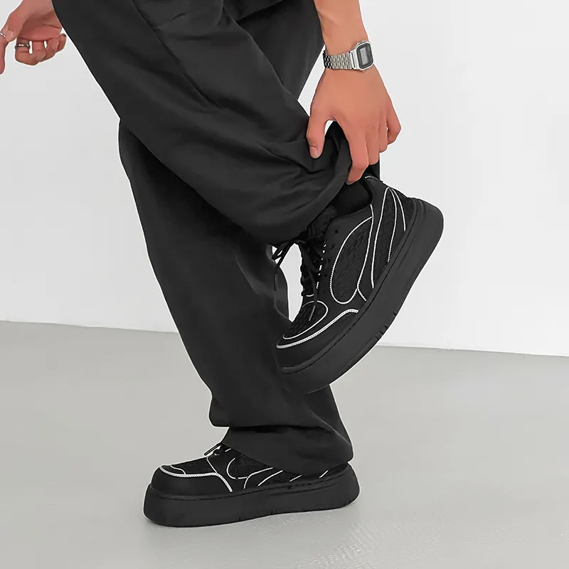 Beidouniao Casual Shoes Men's Black-8