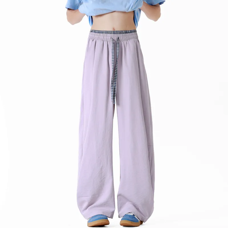 G21 Ice Silk Thin Casual Pants Unisex-8