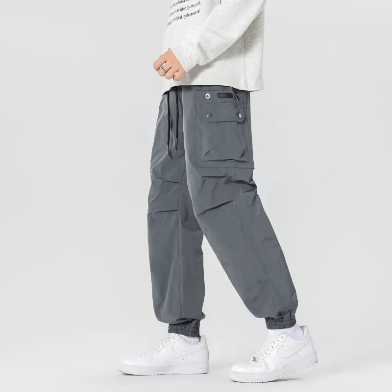 G21 Cargo Pants Unisex Slate Gray-2