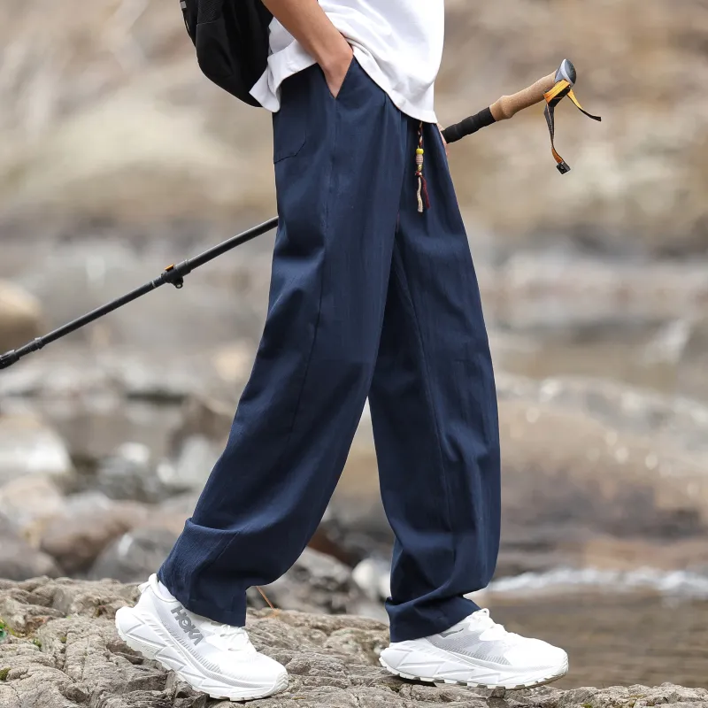 G21 100% Cotton Thin Casual Pants Unisex-15