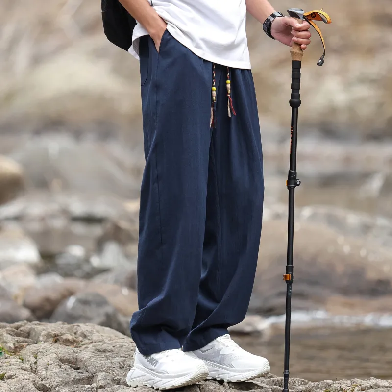 G21 100% Cotton Thin Casual Pants Unisex-16