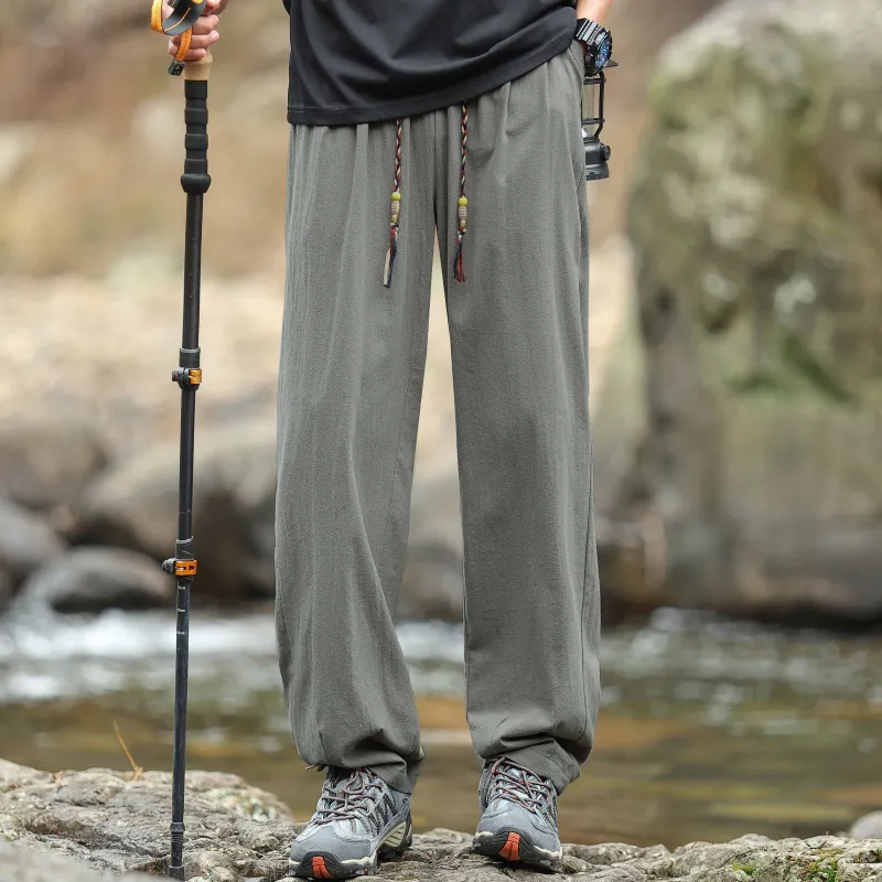 G21 100% Cotton Thin Casual Pants Unisex-7