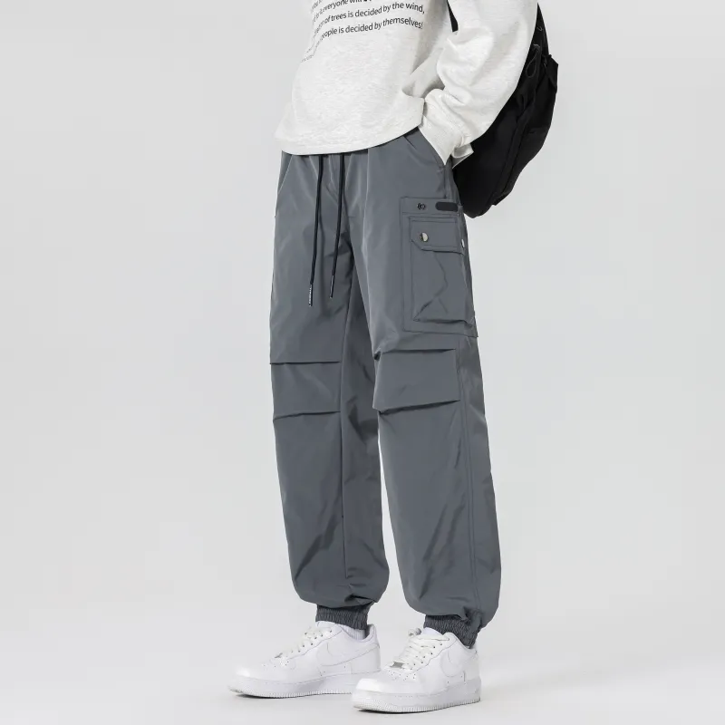G21 Cargo Pants Unisex Slate Gray-3