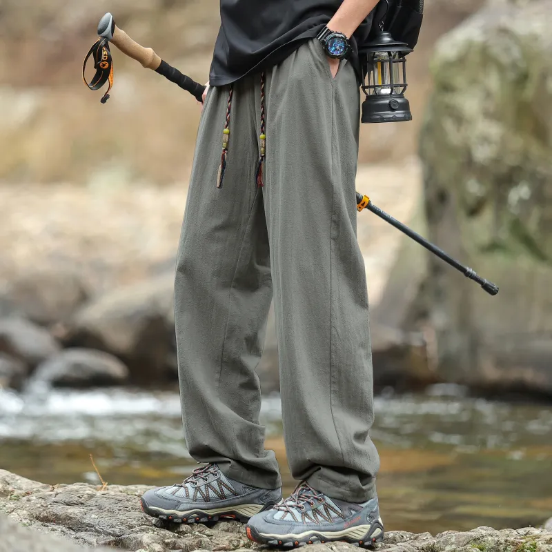 G21 100% Cotton Thin Casual Pants Unisex-8