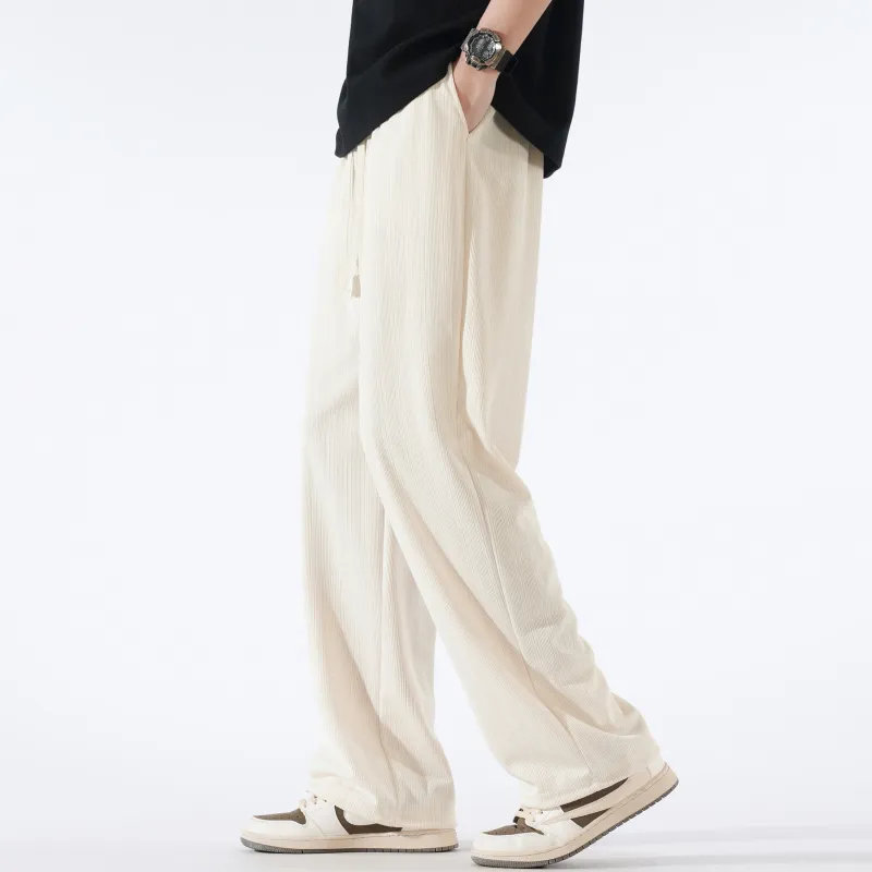 G21 Ice Silk Draped Wrinkle Resistant Knitted Sweatpants Unisex-21