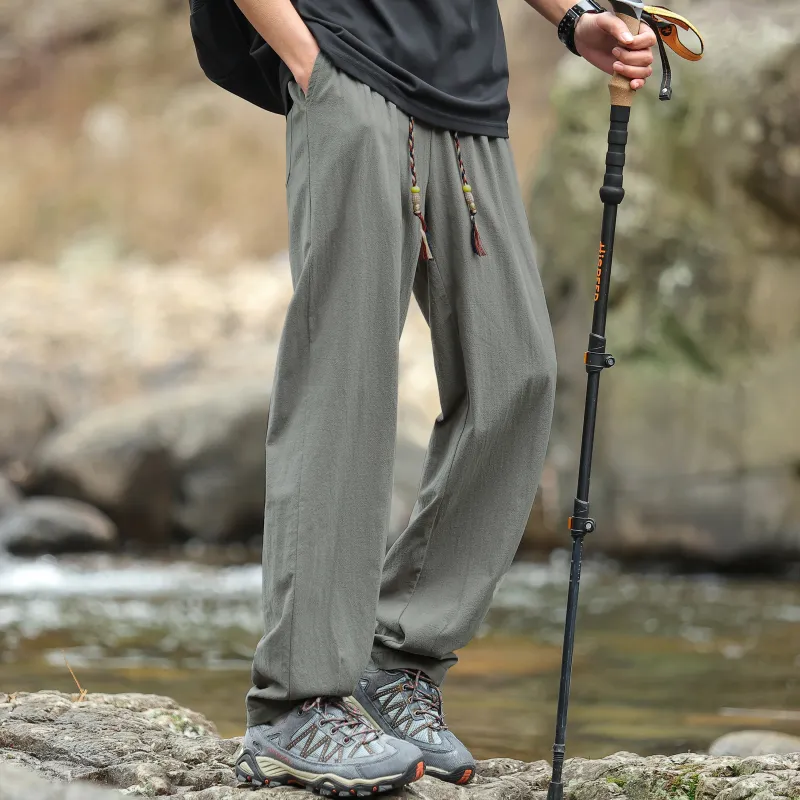 G21 100% Cotton Thin Casual Pants Unisex-10