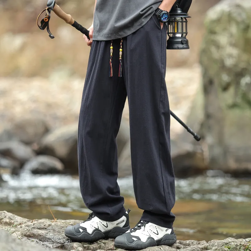 G21 100% Cotton Thin Casual Pants Unisex-2