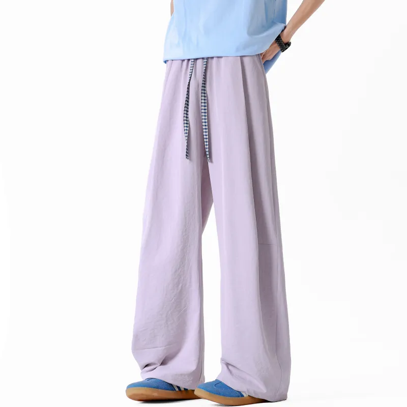 G21 Ice Silk Thin Casual Pants Unisex-7