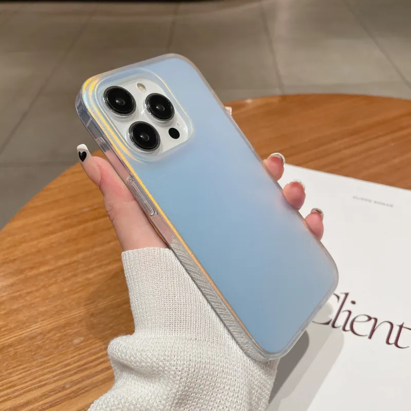 CORBELLATI ABS+PC Material Advanced Minimalist Aurora Phone Cases Suitable For Apple IPhone 12/13/14/15/Pro/Ma-6