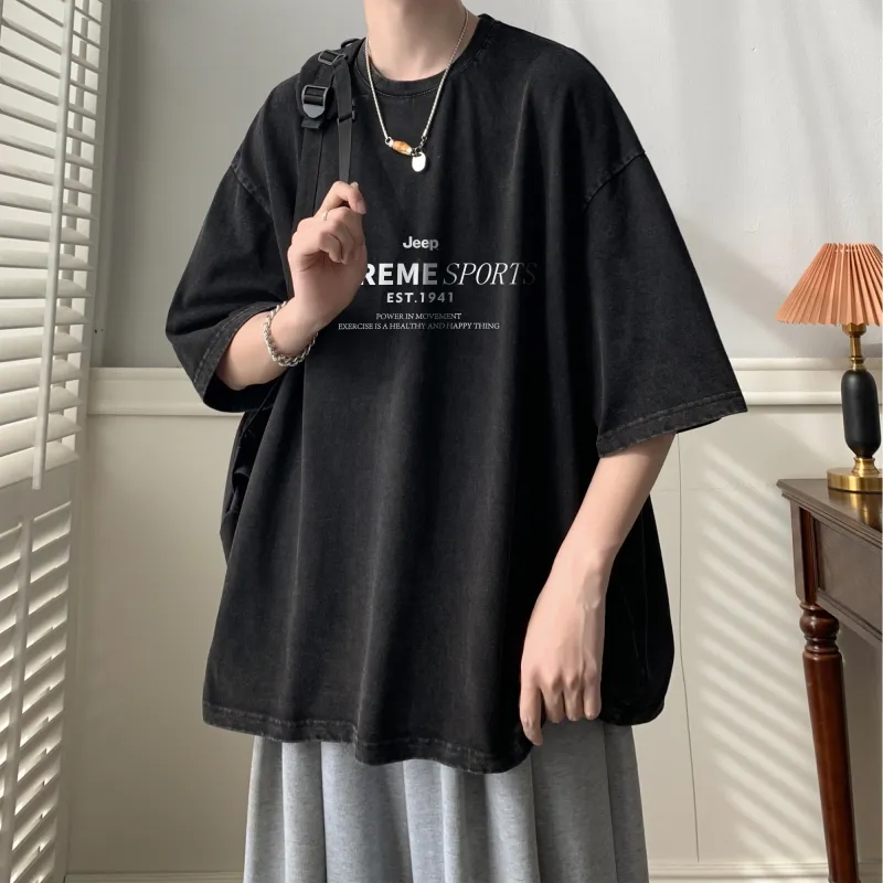 Jeep Drop Shoulder Sleeve T Shirt Unisex-4