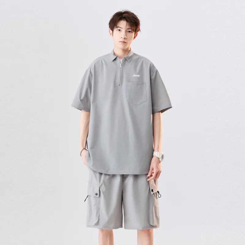 Jeep Casual Sportswear Unisex 2 Piece Set-14