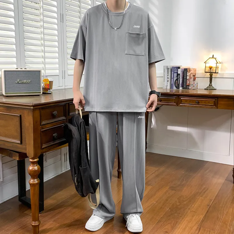Jeep Casual Sportswear Unisex Two Piece Set-13