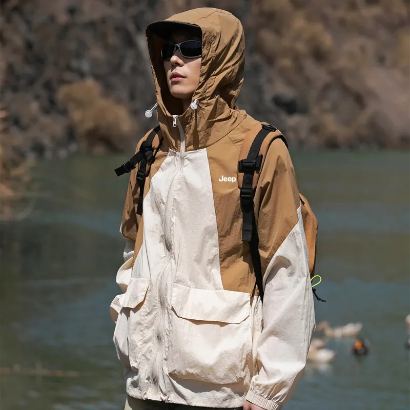 Jeep Super Light Quick Dry UV Protection Sun Protection Clothing Unisex-12