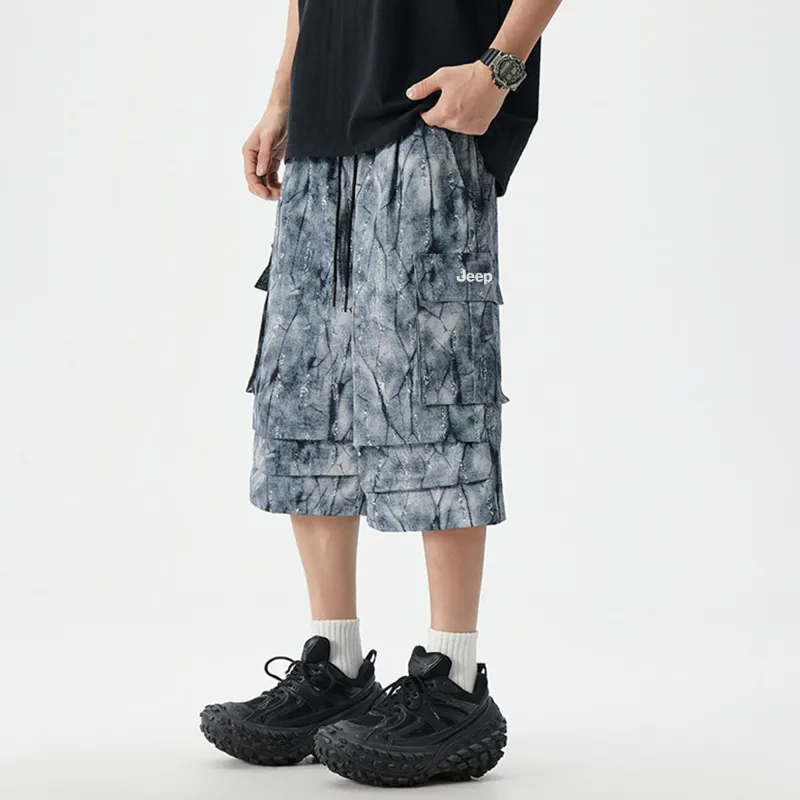 Jeep Cargo Shorts Unisex-4