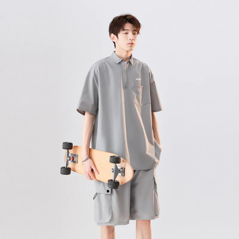 Jeep Casual Sportswear Unisex 2 Piece Set-12