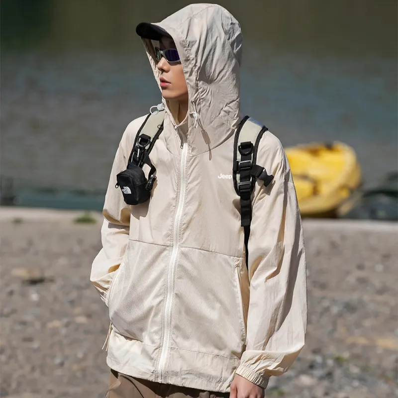 Jeep Super Light Quick Dry UV Protection Sun Protection Clothing Unisex-11