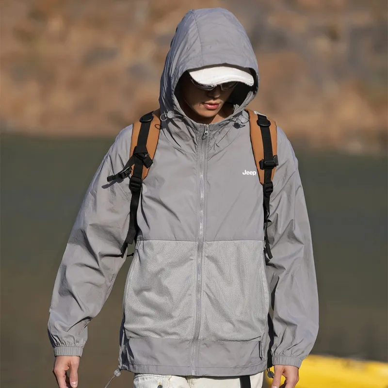 Jeep Super Light Quick Dry UV Protection Sun Protection Clothing Unisex-25