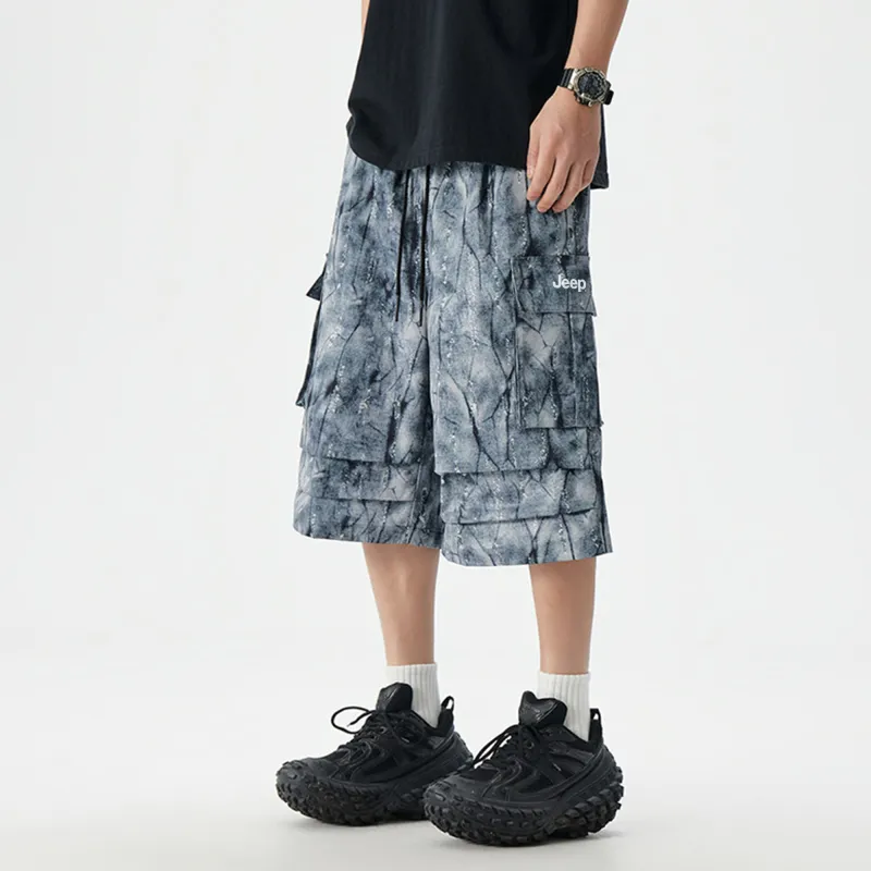 Jeep Cargo Shorts Unisex-5