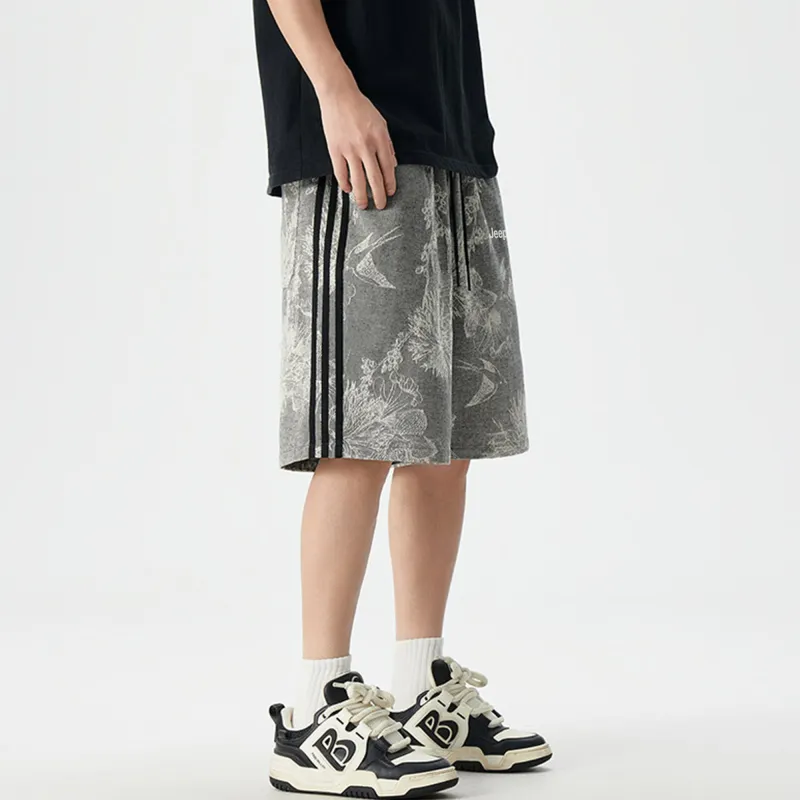 Jeep Casual Shorts Unisex Gray-5