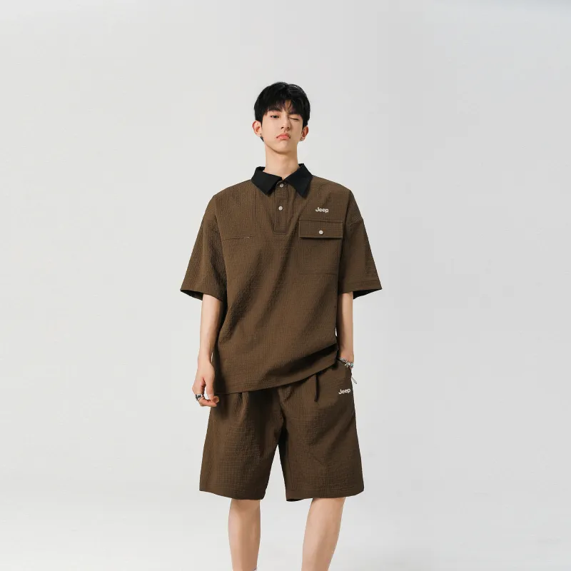 Jeep Casual Sportswear Unisex 2 Piece Set-8