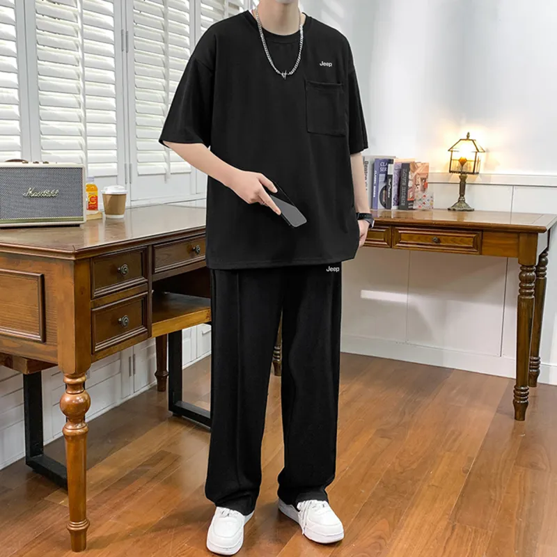 Jeep Casual Sportswear Unisex Two Piece Set-2