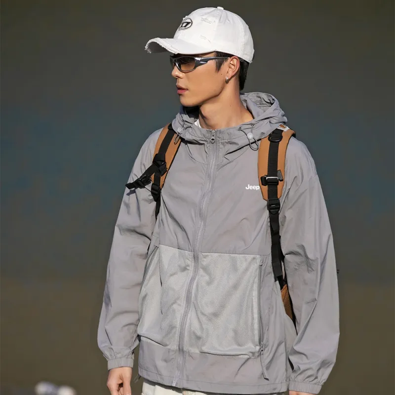 Jeep Super Light Quick Dry UV Protection Sun Protection Clothing Unisex-26